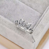 925 Sterling Silver Butterfly Ring - Trendsi - Flyclothing LLC