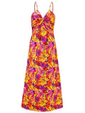 Twisted Printed V-Neck Cami Dress - Trendsi - Flyclothing LLC