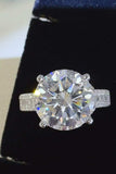 5 Carat Moissanite 925 Sterling Silver Ring - Trendsi - Flyclothing LLC