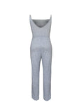 Tied Spaghetti Strap Square Neck Jumpsuit - Trendsi - Flyclothing LLC