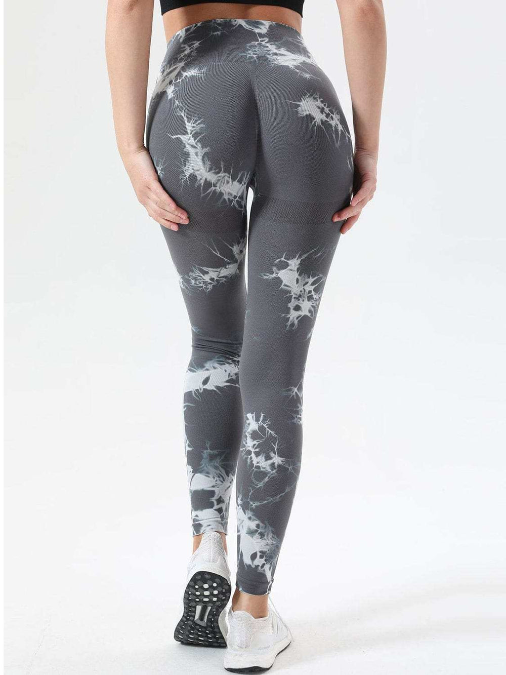 Tie-Dye High Waist Active Leggings - Trendsi - Flyclothing LLC
