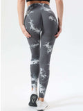Tie-Dye High Waist Active Leggings - Trendsi - Flyclothing LLC
