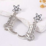 Western Style Boot Dangle Earrings - Trendsi - Flyclothing LLC