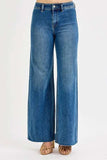 RISEN High-Waisted Wide Leg Jeans - Trendsi - Flyclothing LLC
