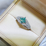 1 Carat Moissanite 925 Sterling Silver Ring - Trendsi - Flyclothing LLC