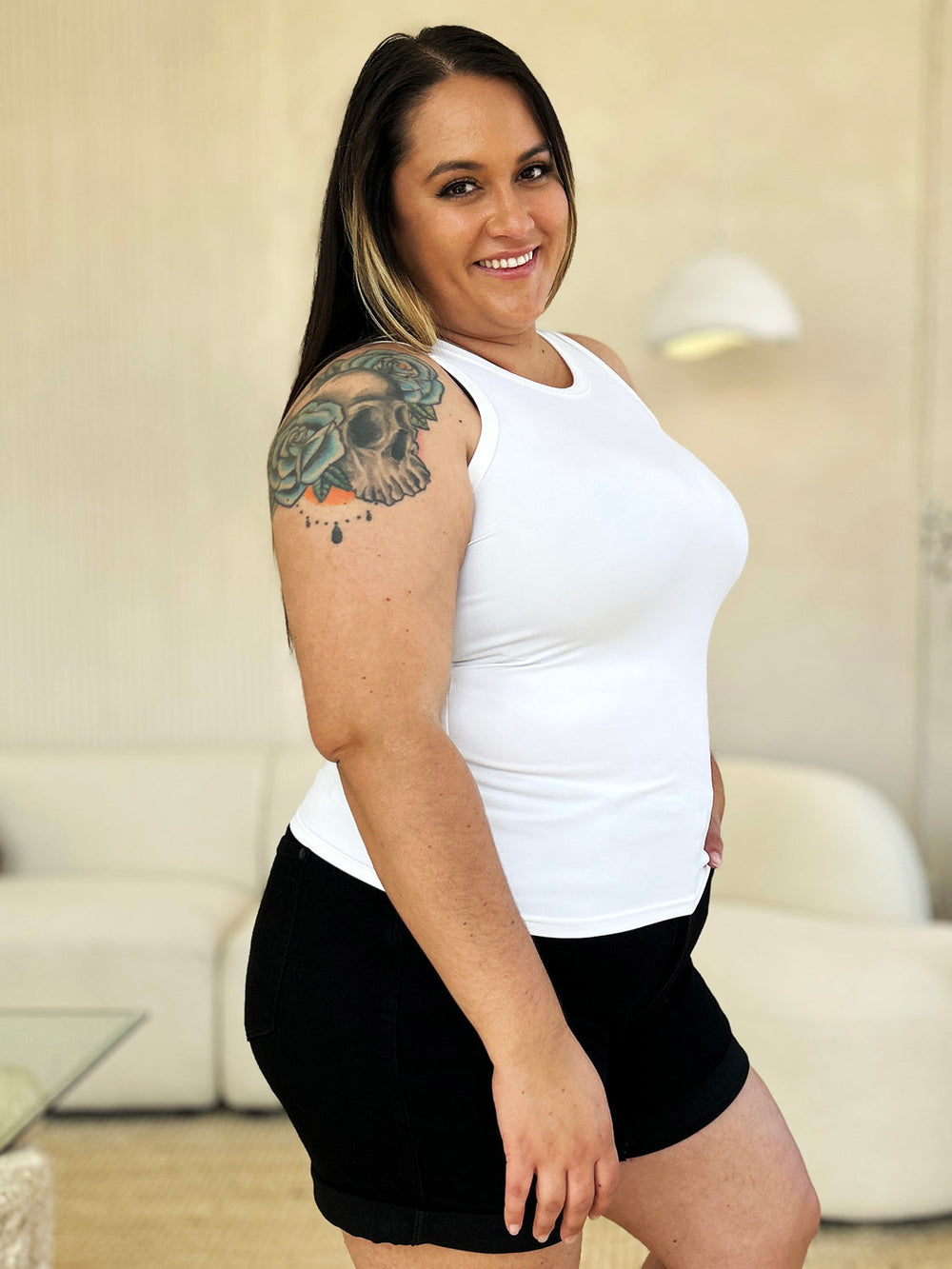 Basic Bae Full Size Round Neck Slim Tank - ShopBasicbae - Flyclothing LLC