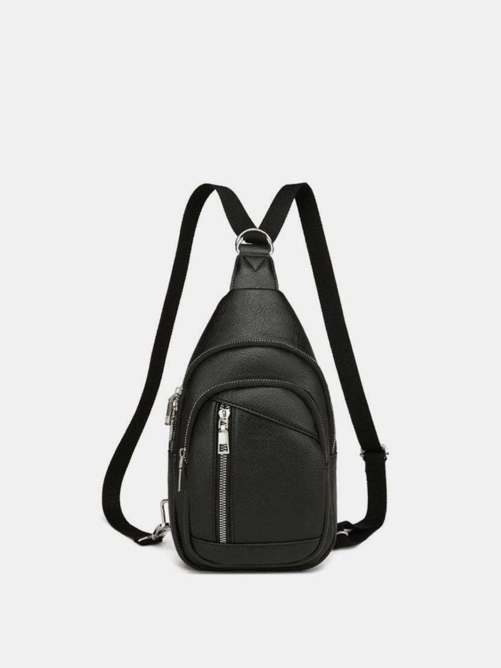 PU Leather Crossbody Bag with Two Detachable Strap - Trendsi - Flyclothing LLC