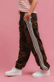 BiBi Side Lines Camouflage Track Pants - Trendsi - Flyclothing LLC