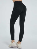 High Waist Active Leggings - Trendsi - Flyclothing LLC