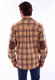 Scully Leather Tan Heavy Weight Wool Blend Flannel - Scully Leather - Flyclothing LLC