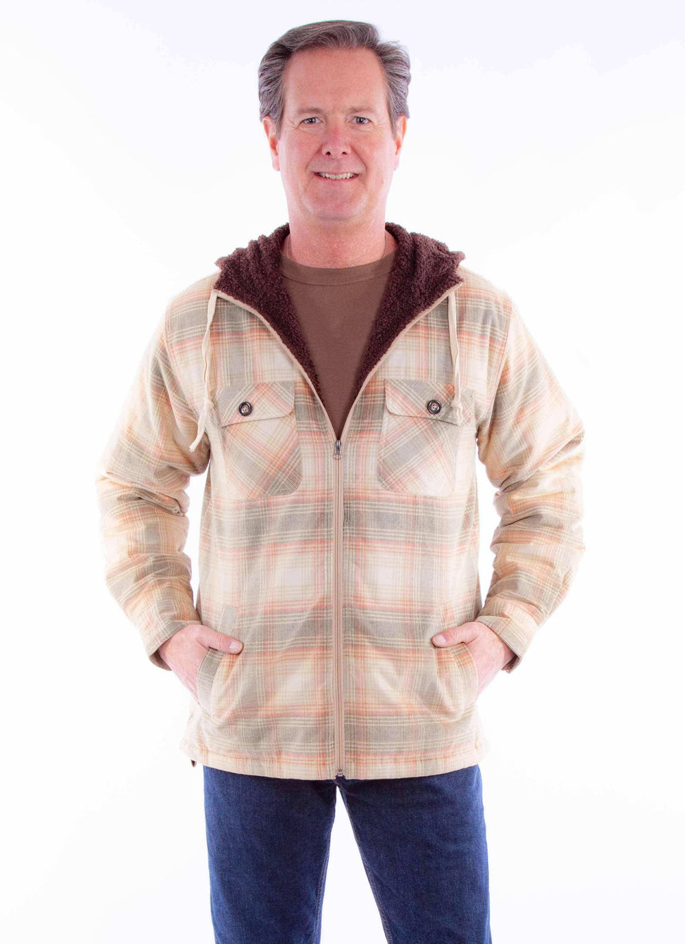 Scully Leather Farthest Point Sherpa Lined Corduroy Hoodie - Scully Leather - Flyclothing LLC