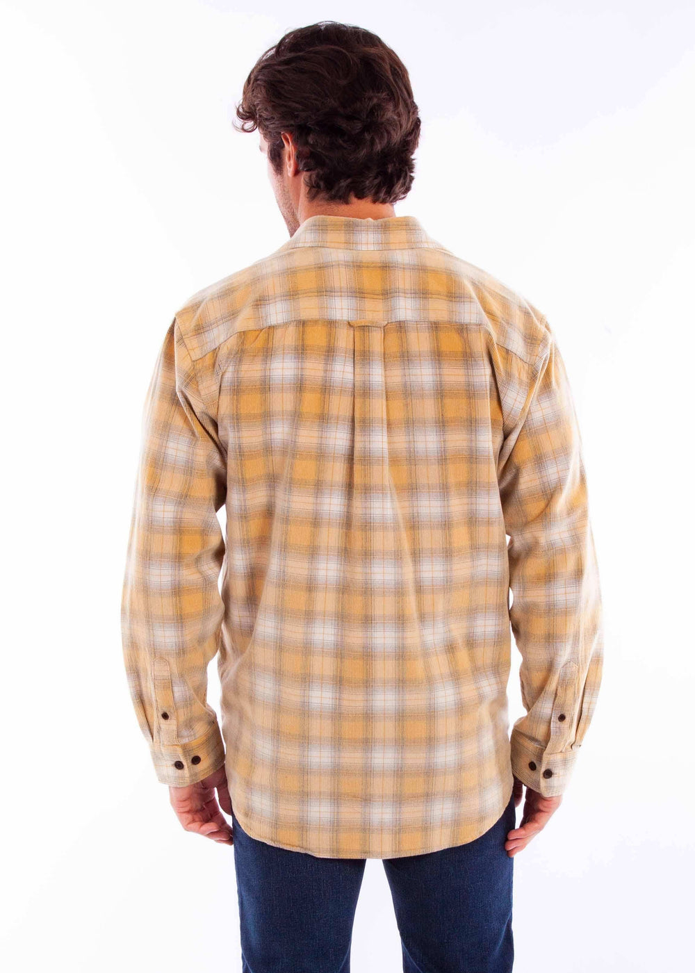 Scully Leather Mens Natural FLANNEL SHIRT - Scully Leather - Flyclothing LLC