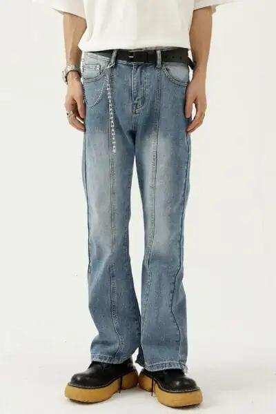 Raw Hem Jeans with Pockets - Trendsi - Flyclothing LLC