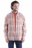 Farthest Point 100% cotton Rust Light weight flannel shirt-jacket - Scully Leather - Flyclothing LLC
