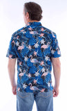 Scully Leather Farthest Point S/S Flamingos & Ferns Shirt - Scully Leather - Flyclothing LLC