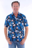 Scully Leather Farthest Point S/S Flamingos & Ferns Shirt - Scully Leather - Flyclothing LLC