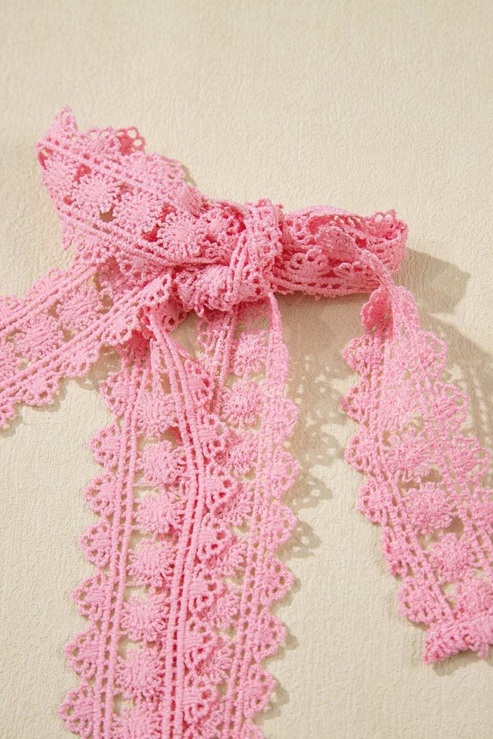 Floral Lace Tied Strap Square Neck Dress with Pockets - Trendsi - Flyclothing LLC