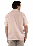 farthest point peach 100% viscose men's short sleeve shirt - Scully Leather - Flyclothing LLC
