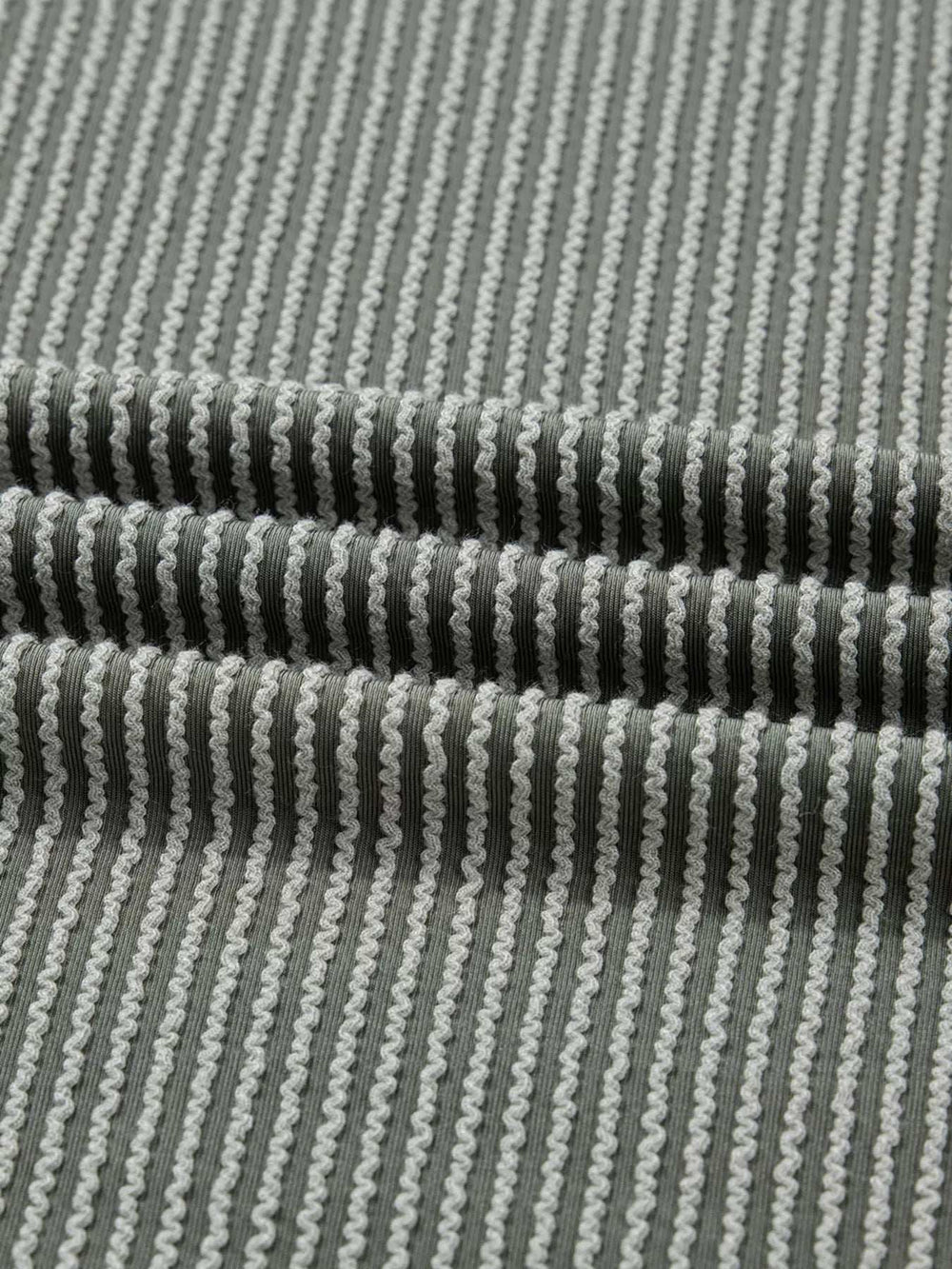 Twist Ribbed Exposed Seam Detail Long Sleeve Loose Top - Trendsi - Flyclothing LLC