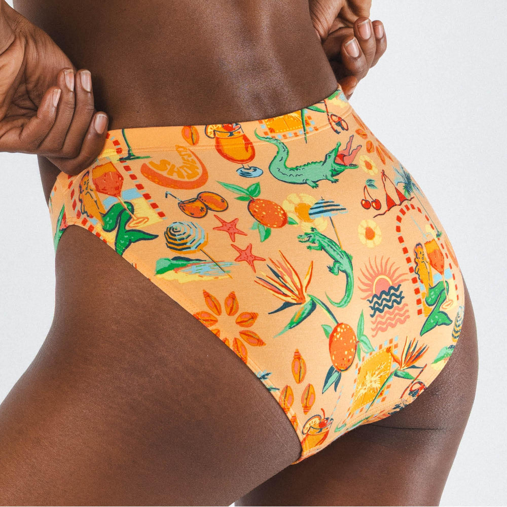 The Sunshine State | Creamsicle Summer Modal Bikini Underwear - Shinesty - Flyclothing LLC