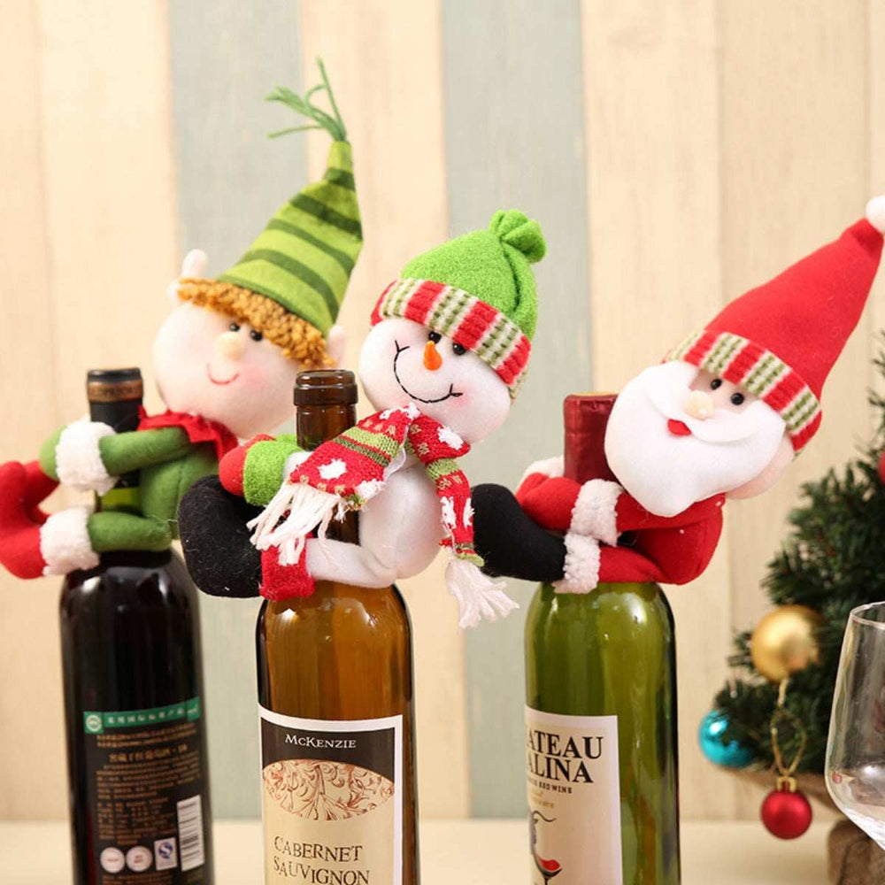 Christmas Doll Wine Bottle Decoration - Trendsi - Flyclothing LLC