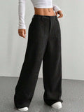 Wide Leg Pants with Pockets - Trendsi - Flyclothing LLC