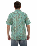 farthest point teal 100% cotton batik shirt - Scully Leather - Flyclothing LLC