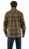 Farthest Point 70% wool 30% rayon Olive Heavy weight wool blend flannel - Scully Leather - Flyclothing LLC