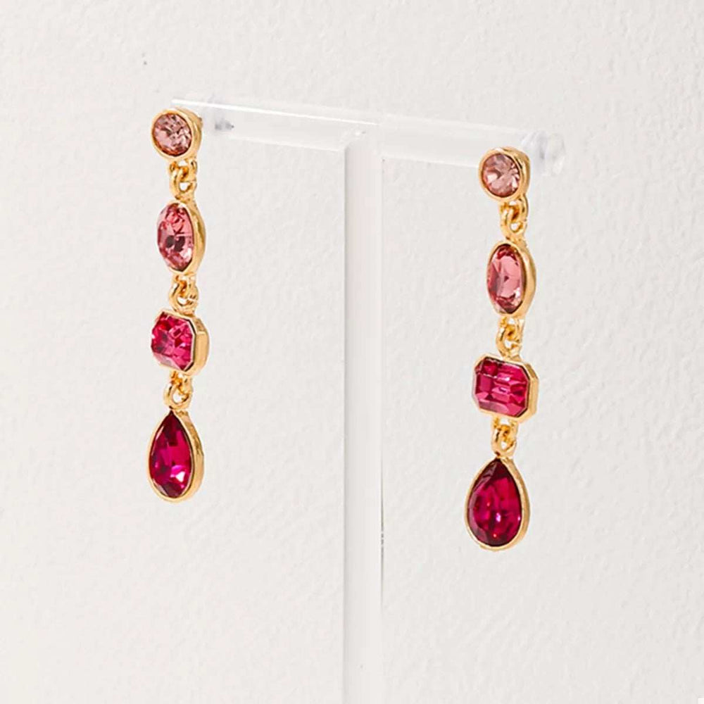 18K Gold-Plated Drop Earrings - Trendsi - Flyclothing LLC