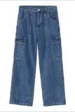 Wide Leg Jeans with Pockets - Trendsi - Flyclothing LLC