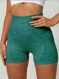 High Waist Active Shorts - Trendsi - Flyclothing LLC