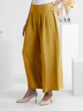 Wide Leg Elastic Waist Pants - Trendsi - Flyclothing LLC
