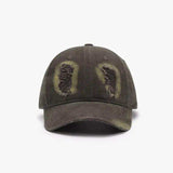 Distressed Cotton Baseball Cap - Trendsi - Flyclothing LLC