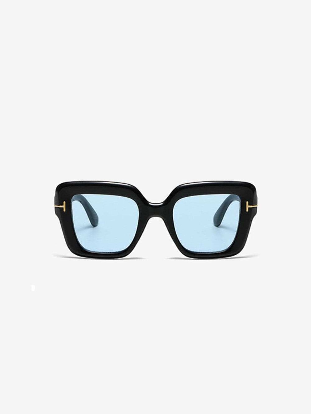 Polycarbonate Frame Square Sunglasses - Trendsi - Flyclothing LLC