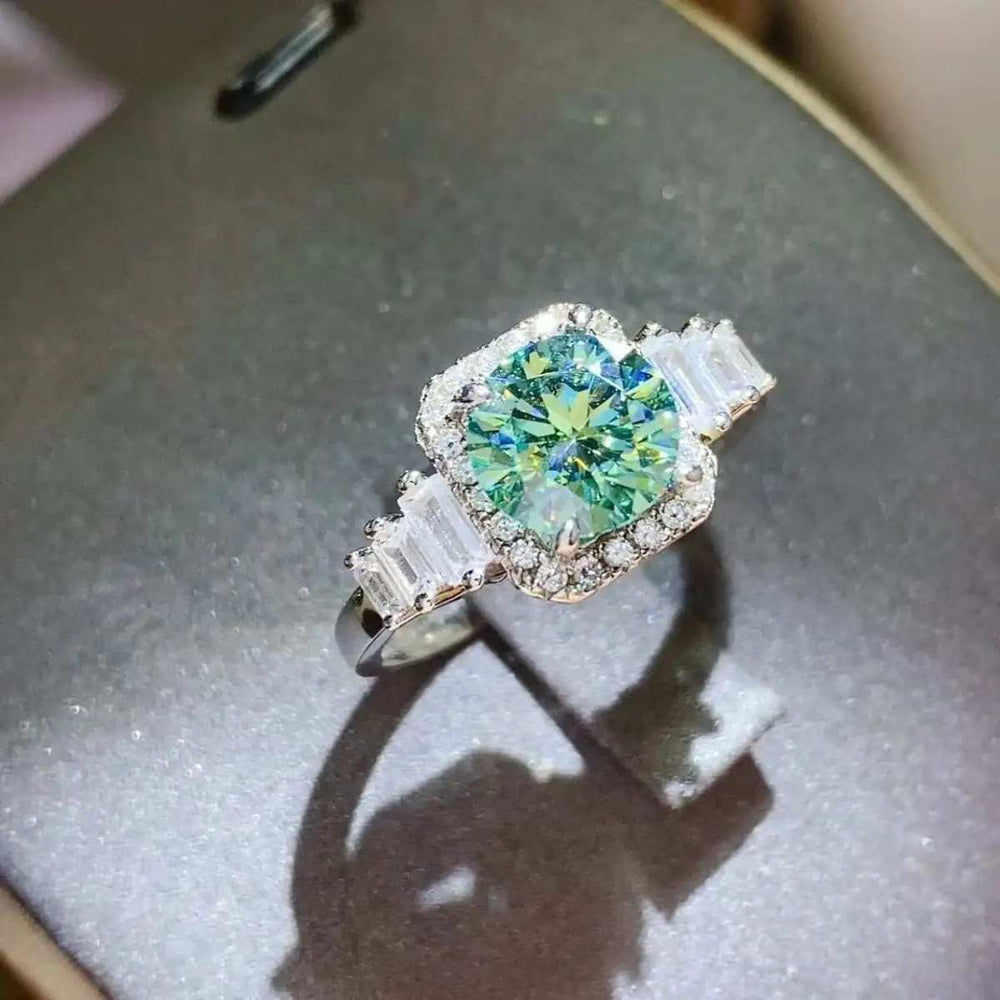 3 Carat Moissanite 925 Sterling Silver Ring - Trendsi - Flyclothing LLC