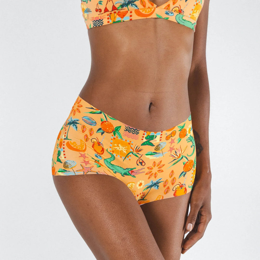 The Sunshine State | Creamsicle Summer Women’s Seamless Boyshort - Shinesty - Flyclothing LLC