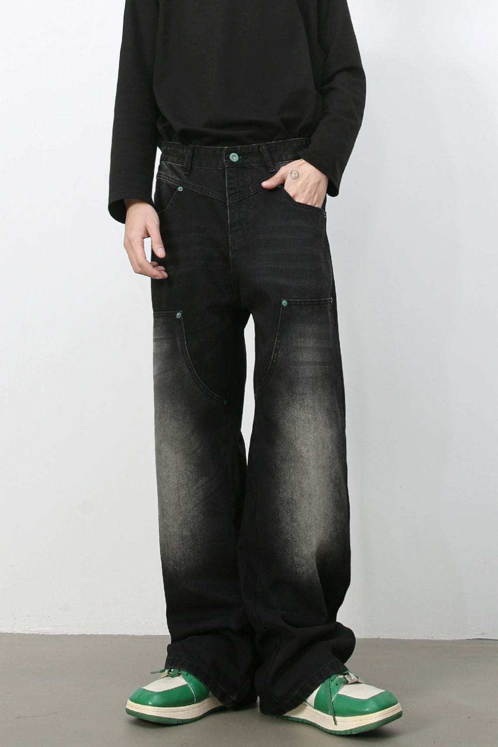 Men's Wide Leg Jeans - Trendsi - Flyclothing LLC