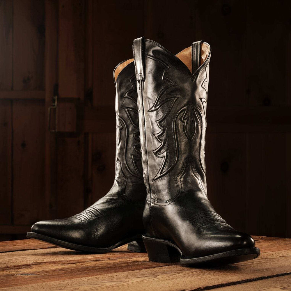 Stetson Ames Corded & Burnished Leather Boot - Stetson - Flyclothing LLC