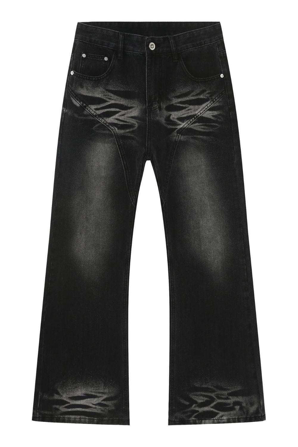 Men's Mid Rise Jeans with Pockets - Trendsi - Flyclothing LLC