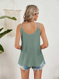 Florira Cutout Eyelet Tank - Trendsi - Flyclothing LLC