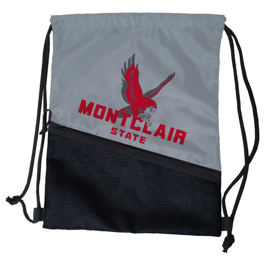 Montclair State Gray Tilt Backsack - Logo Brands - Flyclothing LLC