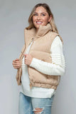 Snobbish Fine Fur Lining Quilted Vest - Trendsi - Flyclothing LLC