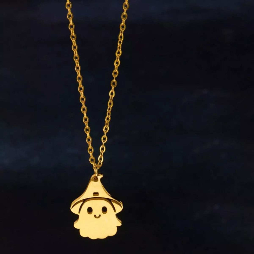 Halloween Ghost Pendant Necklace - Trendsi - Flyclothing LLC