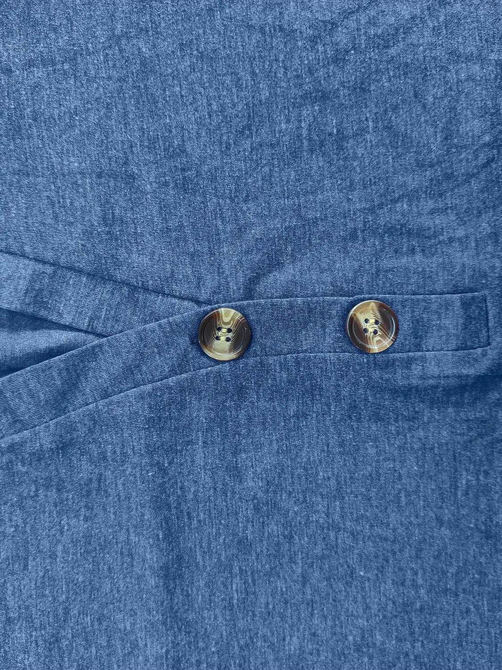 Full Size Notched Long Sleeve T-Shirt - Trendsi - Flyclothing LLC