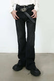 Men's Exposed Seam Jeans with Pockets - Trendsi - Flyclothing LLC