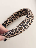 Leopard Polyester Wide Headband - Trendsi - Flyclothing LLC