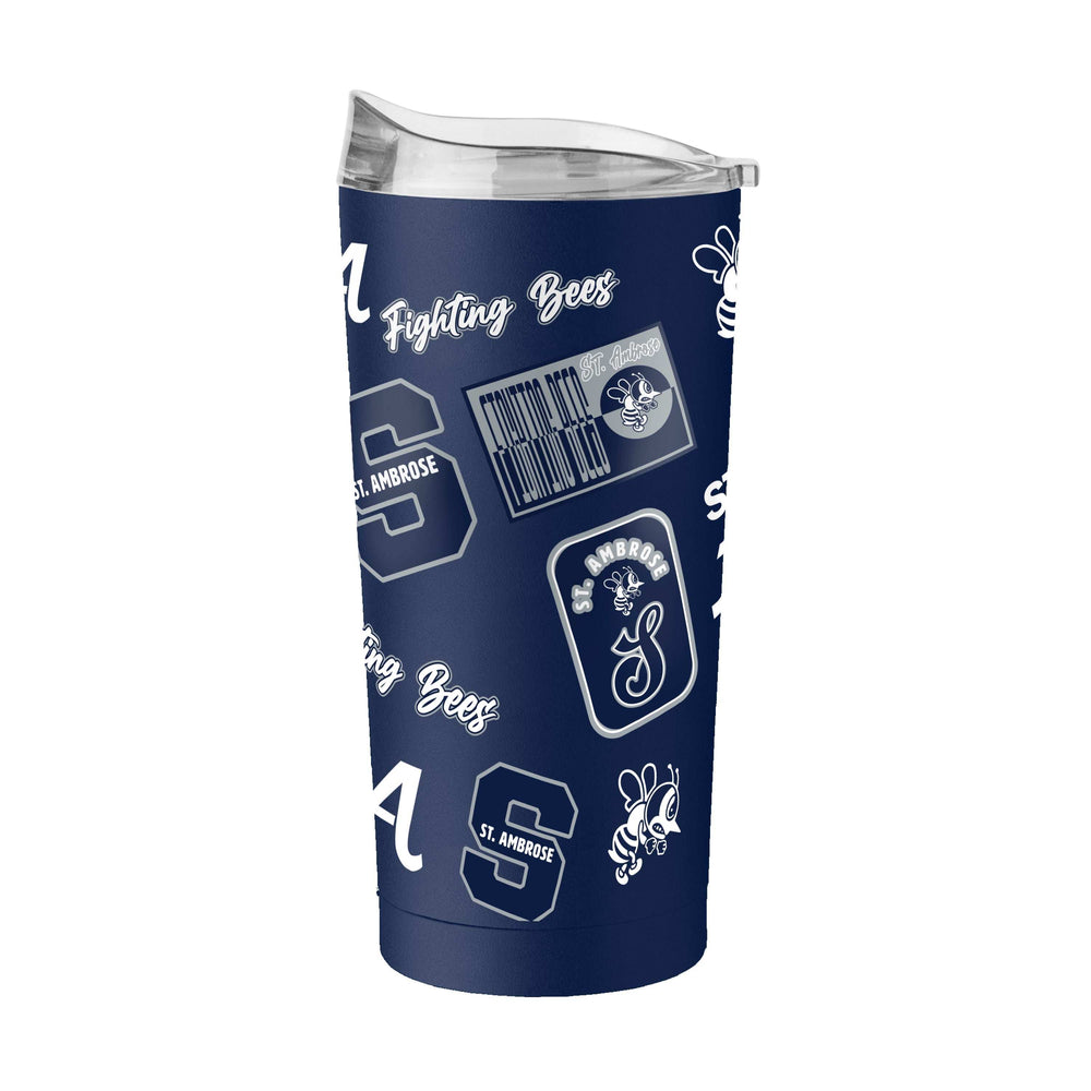 St. Ambrose 20oz Dreamweave Powder Coat Tumbler - Logo Brands - Flyclothing LLC