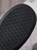 Contrast Round Toe Flat Slippers - Trendsi - Flyclothing LLC