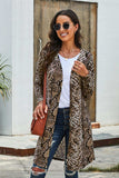 Printed Open Front Longline Cardigan - Trendsi - Flyclothing LLC