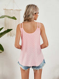 Florira Cutout Eyelet Tank - Trendsi - Flyclothing LLC